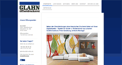 Desktop Screenshot of glahn-druck.com